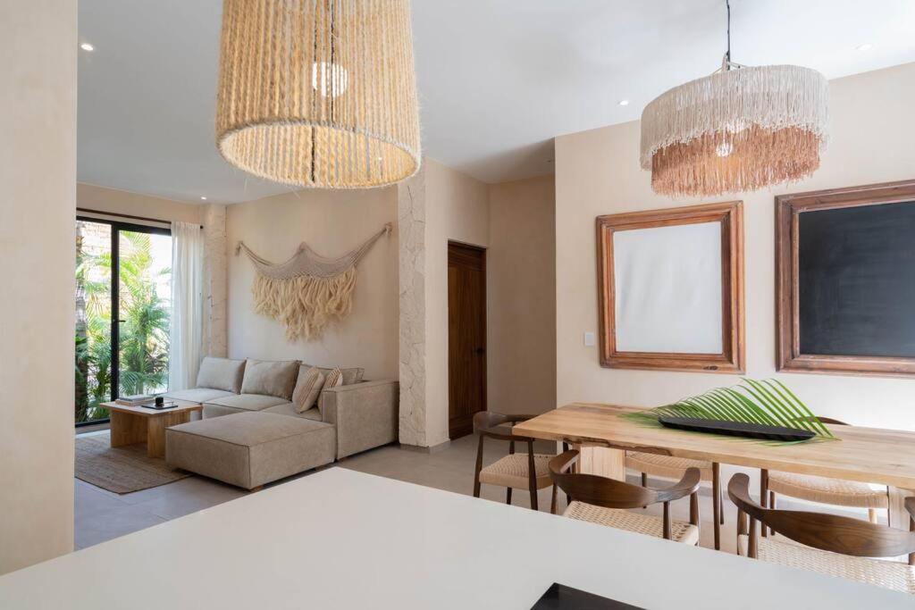 툴룸 Lujoso Departamento Boho-Chic Con Alberca Privada 아파트 외부 사진