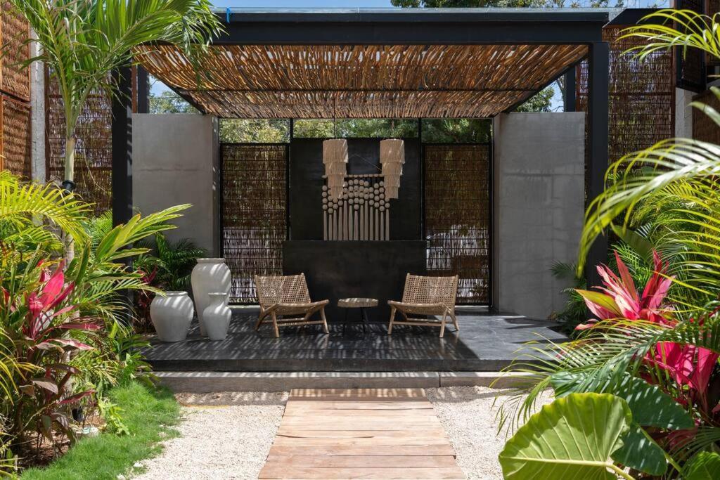 툴룸 Lujoso Departamento Boho-Chic Con Alberca Privada 아파트 외부 사진