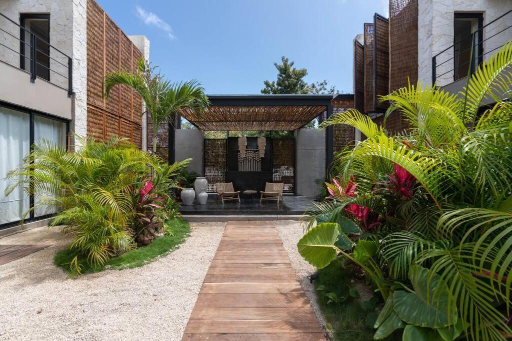 툴룸 Lujoso Departamento Boho-Chic Con Alberca Privada 아파트 외부 사진