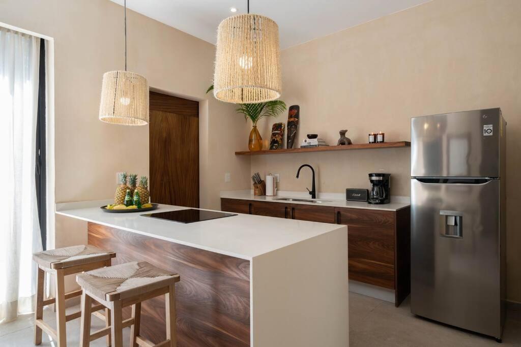 툴룸 Lujoso Departamento Boho-Chic Con Alberca Privada 아파트 외부 사진