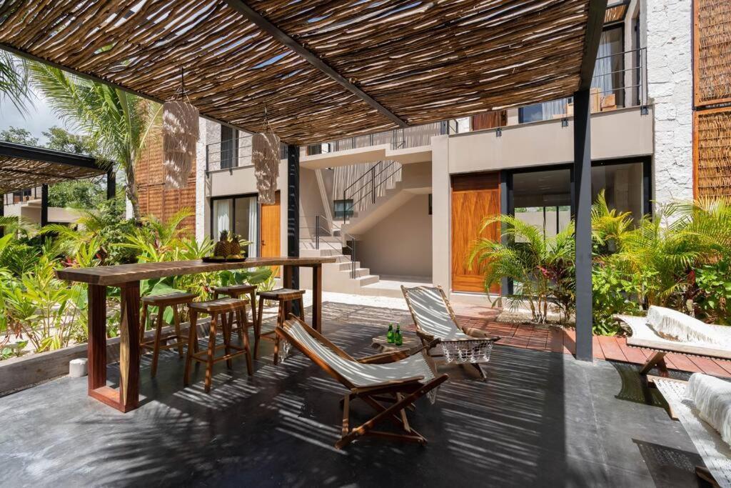 툴룸 Lujoso Departamento Boho-Chic Con Alberca Privada 아파트 외부 사진