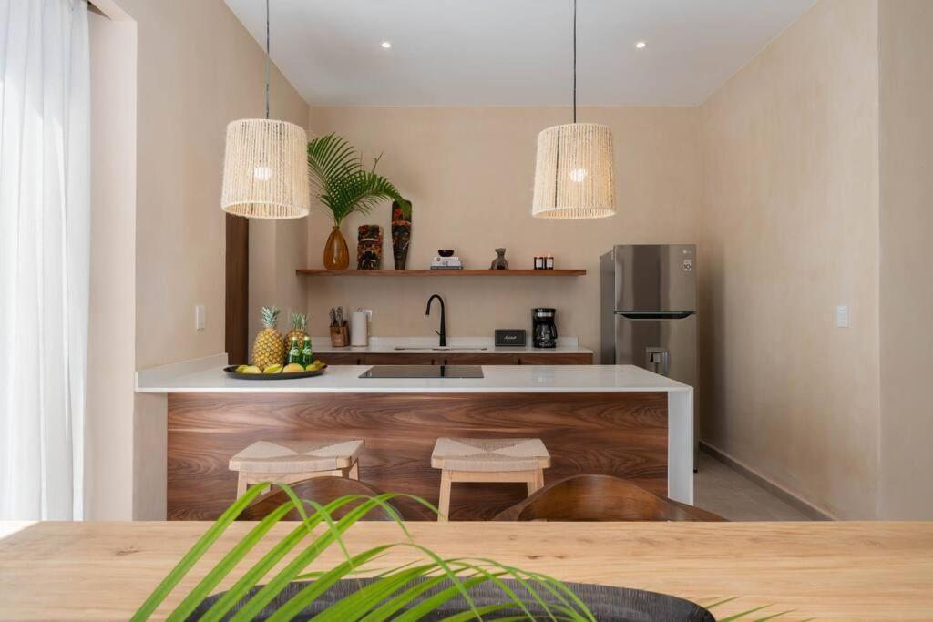 툴룸 Lujoso Departamento Boho-Chic Con Alberca Privada 아파트 외부 사진